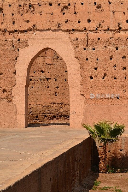El Badi马拉喀什，摩洛哥，非洲。